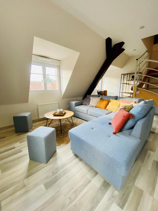 L'Envolee Alsacienne - Magnifique Appartement En Duplex Ostheim Dış mekan fotoğraf