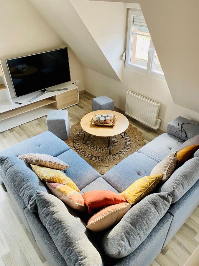 L'Envolee Alsacienne - Magnifique Appartement En Duplex Ostheim Dış mekan fotoğraf